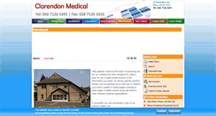 Desktop Screenshot of clarendonmedical.co.uk